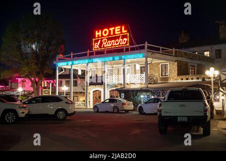 Hotel El Rancho, Gallup, Nouveau-Mexique, États-Unis. Route 66 Banque D'Images