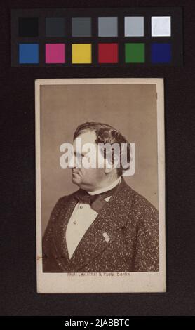 Josef Wagner (1818-1870), acteur. Levinthal et Paetz, photographe Banque D'Images