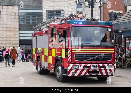 Moteur d'incendie Volvo NWFRS Banque D'Images