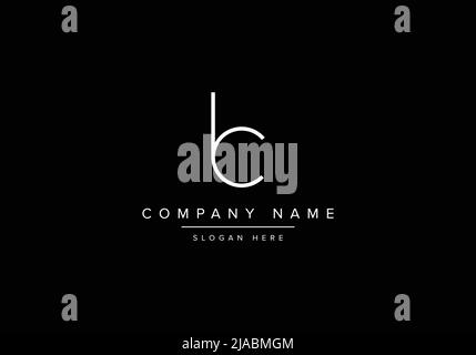 Lettre alphabet monogramme icône logo BC Illustration de Vecteur