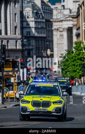 Londres, Royaume-Uni. 29th mai 2022. Montez à bord de Londres les passes Classique à travers la ville de Londres - une course automobile UCI Women's WorldTour 2022. Crédit : Guy Bell/Alay Live News Banque D'Images