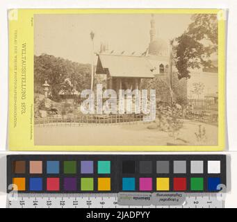 Exposition mondiale 1873: Maison de jardin japonaise (No 462). György (Johann Jutus Georg) Klösz (Kloess) (1844-1913), photographe, Association viennoise des photographes, Maison d'édition Banque D'Images