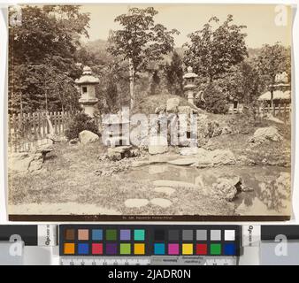 Exposition mondiale 1873: Jardin japonais (No 520). Oscar Kramer (1835-1892), photographe, Association viennoise de photographes, maison d'édition Banque D'Images