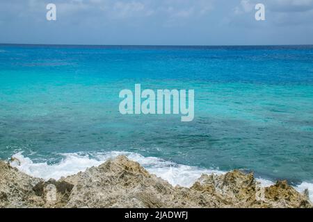 L'île de San Andrés, Colombie, connue pour sa mer des sept couleurs Banque D'Images