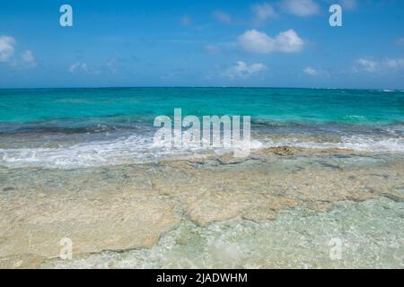 L'île de San Andrés, Colombie, connue pour sa mer des sept couleurs Banque D'Images