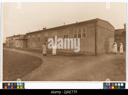 3rd, Arsenalstraße 7 - Station médicale Städtische - Station de quarantaine - Service d'enregistrement. Theo Bauer († 1931), photographe Banque D'Images