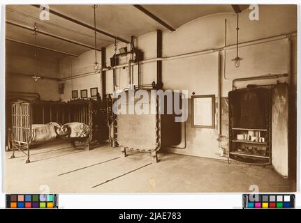 3rd, Arsenalstraße 7 - Station médicale Städtische - Institut de désinfection - vue de l'appareil. Theo Bauer († 1931), photographe Banque D'Images