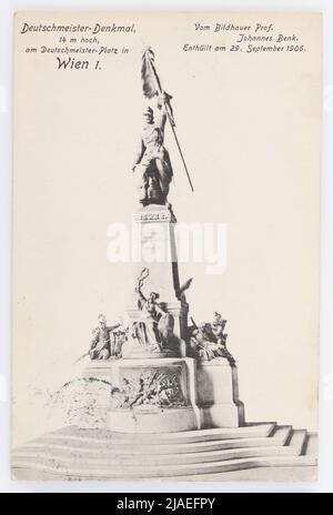 Deutschmeister monument, Vienne I .. Carl (Karl) Ledermann jun., Producteur Banque D'Images