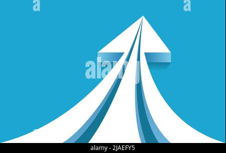 Joindre des flèches de trajectoires Illustration de Vecteur