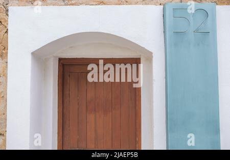 Numéro de maison 45.Maisons avec concept de personnalité Banque D'Images