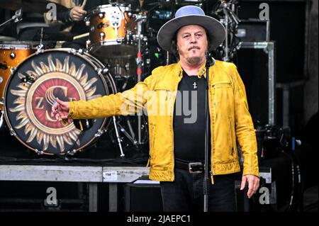 Berlin, Allemagne. 29th mai 2022. Le musicien italien Zucchero se produit au Waldbühne. Credit: Britta Pedersen/dpa/Alay Live News Banque D'Images