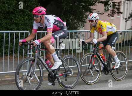 Benjamin Thomas de Cofidis pendant les Boucles de la Mayenne 2022, course cycliste UCI ProSeries, étape 4, Martigné-sur-Mayenne > Laval (180 km) le 29 mai 2022 à Laval, France - photo Laurent Lairys / DPPI Banque D'Images