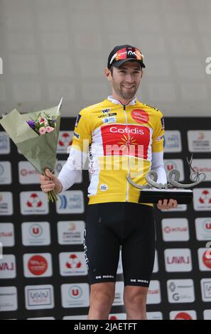 Benjamin Thomas de Cofidis pendant les Boucles de la Mayenne 2022, course cycliste UCI ProSeries, étape 4, Martigné-sur-Mayenne > Laval (180 km) le 29 mai 2022 à Laval, France - photo Laurent Lairys / DPPI Banque D'Images