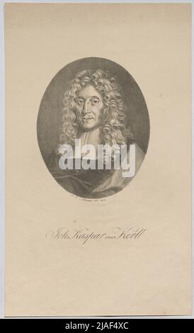 Joh. Kaspar von Kerll '. Johann Caspar von Kerll, organiste allemand, claveciniste et compositeur. Heinrich Eduard von Wintter (1788-1829), artiste Banque D'Images
