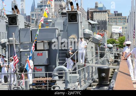 New York City, New York, États-Unis, 25 mai 2022 - Fleet week 2022 après une pause due à COVID-19 New York City. Photo: Crédit PHOTO Luiz Rampelotto/EuropaNewswire OBLIGATOIRE. Banque D'Images