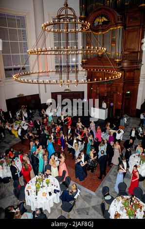 Amsterdam, Niederlande. 28th mai 2022. Prince Nicolae de Roumanie au Koepelkerk à Amsterdam, le 28 mai 2022, pour assister au Tulips ball 2022, une vente aux enchères de charité a lieu pour les œuvres de la Fondation Prince Nicolae de Roumanie, le Prince Nicolae ouvrira le ballon Credit: Albert Nieboer/Netherlands OUT/point de vue OUT/dpa/Alay Live News Banque D'Images