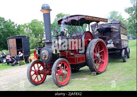 Horsted Keynes, West Sussex, UK-May 29 2022: Un moteur de traction tournant chez Horsted Keynes. Banque D'Images