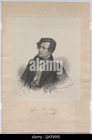 Johann N. Vogl '. Johann Nepomuk Vogl, écrivain, poète et publiciste autrichien. Johann Stadler (1804-1859), artiste, Johann Rauh (1803-1863), imprimeur Banque D'Images