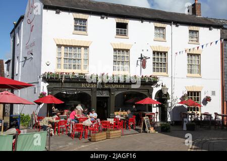 Pub Rose and Crown, Warwick, Warwickshire, West Midlands, Angleterre, ROYAUME-UNI, 2022 Banque D'Images