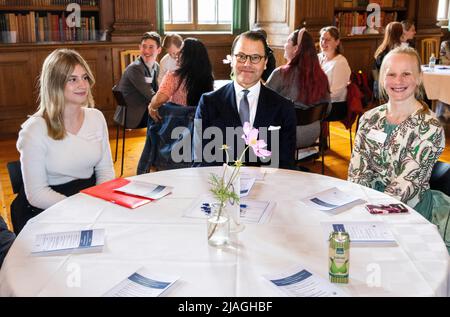 Le Prince Daniel quand la Fondation du couple Crown Princess a tenu le séminaire « la perspective des jeunes sur l'importance du mouvement pour la santé » à la bibliothèque Bernadotte au Palais Royal de Stockholm, Suède, 30 mai 2022. Photo: Claudio Bresciani / TT / Code 10090 Banque D'Images