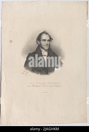 Jos. Julius Czermak. Le médecin et professeur de médecine '. Josef Julius Czermak, docteur en médecine et professeur. Josef Kriehuber (1800-1876), lithographe Banque D'Images