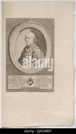 Georg Carl Freyherr von Fechenbach in Lauterbach, la cathédrale Erzhohen abdomen Mainz Domdechant la cathédrale et le Ritter Stiffter zu Würzburg (...) '. Georg Karl Freiherr von Fechenbach. Après : Johann Friedrich Beer (1741-1804), artiste Banque D'Images