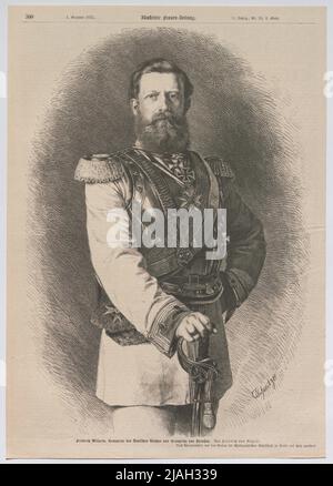 Friedrich Wilhelm, prince héritier du Reich allemand et prince héritier de Prusse ». Schweitzer & Heinrich von Angeli : Friedrich Wilhelm, prince héritier de l'Empire allemand et prince héritier de Prusse (plus tard : Friedrich III), 1875. Heinrich von Angeli (1840-1925), artiste Banque D'Images