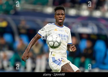 Vinicius Junior (Real Madrid) Lors du match de l'UEFA Champions League entre Liverpool 0-1 Real Madrid au Stade de France le 28 mai 2022 à Paris, France. (Photo de Maurizio Borsari/AFLO) Banque D'Images