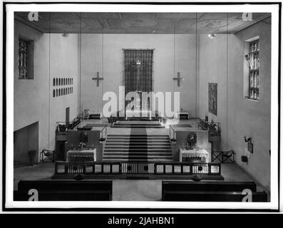 Église commémorative Seipel-Dollfuss (15th, Vogelweidplatz 7), vue sur l'autel Banque D'Images