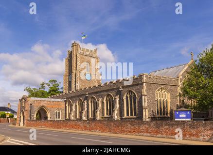 L'église paroissiale Saint-Pierre et Saint-Paul à Aldeburgh, Suffolk. ROYAUME-UNI Banque D'Images