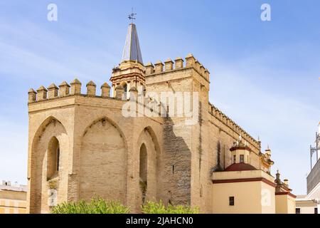 Église de Saint Anthony Abbot (San Antonio Abad) Dans Trigueros une ville dans la province de Huelva Andalousie Espagne Banque D'Images