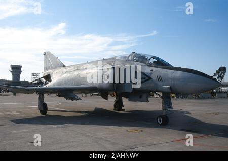 United States Marine corps F4 Phantom on the tarmac at MCAS Miramar, à San Diego, Californie Banque D'Images