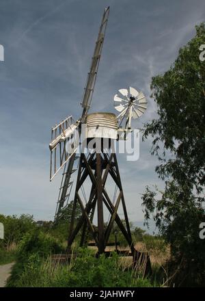 Boardman’s Mill on the River Ant, Norfolk Broads Banque D'Images