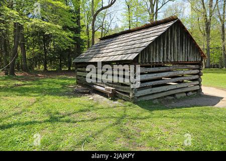 Atelier de forgeron - Parc national des Great Smoky Mountains, Tennessee Banque D'Images