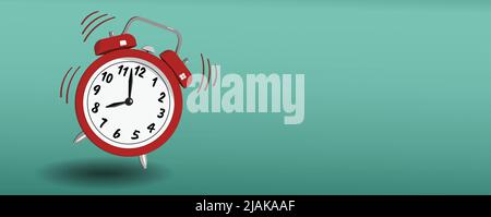 Alarme d'horloge dans le vecteur Illustration de Vecteur