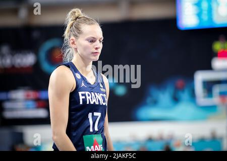 Espagne, Ténérife, 25 septembre 2018: Portrait du joueur de basket-ball Marine Johannes lors de la coupe du monde de basket-ball féminin de la FIBA Banque D'Images