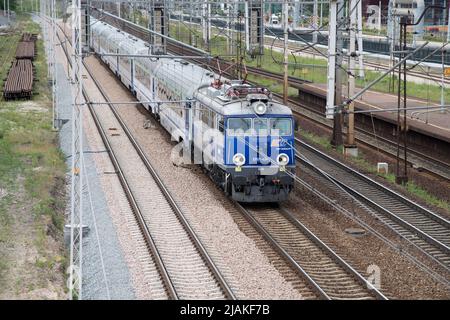 Entraînez-vous à Gdansk, Pologne © Wojciech Strozyk / Alamy stock photo Banque D'Images