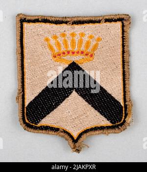 Insigne d'honneur du régiment d'artillerie légère antiaérienne de 1st de la division des armes de 1st étiquette inconnue Banque D'Images