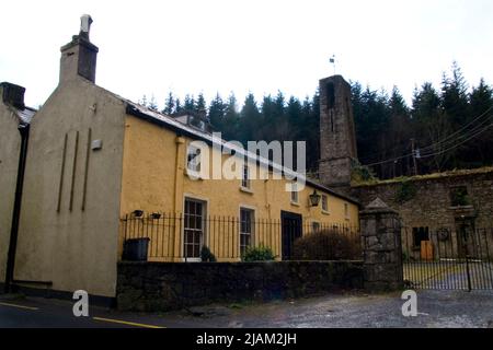 Killakee House, Rathfarnham Dublin, maison notoirement hantée reliée aux histoires du bâtiment Hellfire Club voisin. La région était hantée par une Gia Banque D'Images