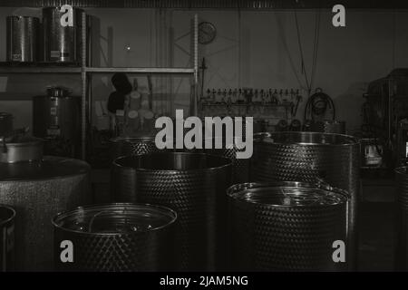 Producteurs de vin locaux à Swan Valley, Perth. Banque D'Images