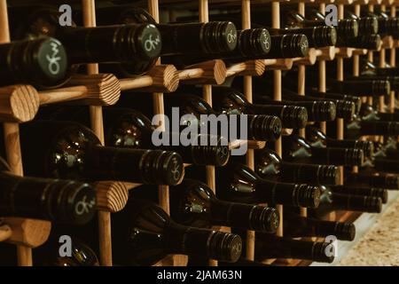 Producteurs de vin locaux à Swan Valley, Perth. Banque D'Images