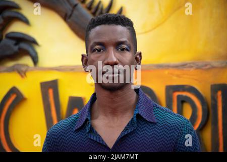 Cologne, Allemagne. 30th mai 2022. Acteur Mamoudou ATHIE, Etats-Unis, tapis rouge, spectacle tapis rouge, arrivée, Première de film JURASSIC WORLD - Un NOUVEL ÂGE sur 30 mai 2022 à Koeln, Credit: dpa/Alamy Live News Banque D'Images