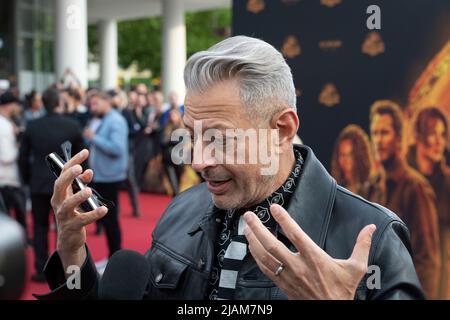 Cologne, Allemagne. 30th mai 2022. Acteur Jeff GOLDBLUM, Etats-Unis, tapis rouge, spectacle tapis rouge, arrivée, Première de film JURASSIC WORLD - Un NOUVEL ÂGE sur 30 mai 2022 à Koeln, Credit: dpa/Alamy Live News Banque D'Images