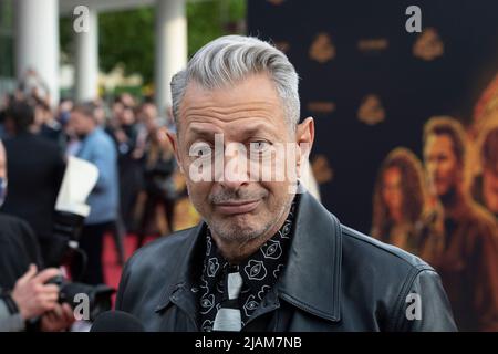 Cologne, Allemagne. 30th mai 2022. Acteur Jeff GOLDBLUM, Etats-Unis, tapis rouge, spectacle tapis rouge, arrivée, Première de film JURASSIC WORLD - Un NOUVEL ÂGE sur 30 mai 2022 à Koeln, Credit: dpa/Alamy Live News Banque D'Images