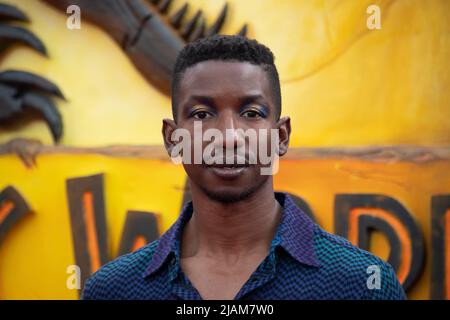 Cologne, Allemagne. 30th mai 2022. Acteur Mamoudou ATHIE, Etats-Unis, tapis rouge, spectacle tapis rouge, arrivée, Première de film JURASSIC WORLD - Un NOUVEL ÂGE sur 30 mai 2022 à Koeln, Credit: dpa/Alamy Live News Banque D'Images