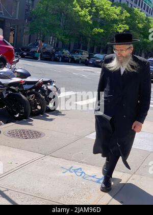 New York, NY, États-Unis. 25th mai 2022. Brooklyn juif orthodoxe. (Credit image: © John Marshall Mantel/ZUMA Press Wire) Banque D'Images