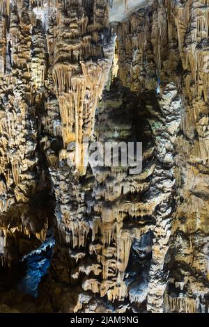 Vue panoramique de la chambre de la Grotte des Demoiselles Banque D'Images