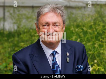 Alan Titchmarsh, jardinier anglais, diffuseur, présentateur de télévision, poète et romancier, Au RHS Chelsea Flower Show. Banque D'Images