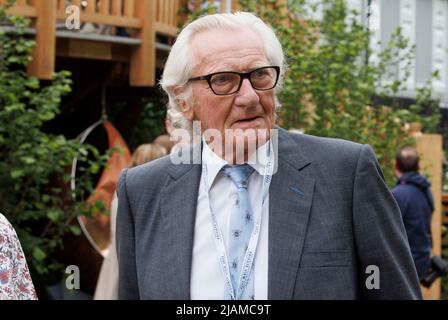 Michael Hesletine, baron Heseltine, homme politique et homme d'affaires au RHS Chelsea Flower Show.le Lord Hesletine a été vice-premier ministre sous le major. Banque D'Images