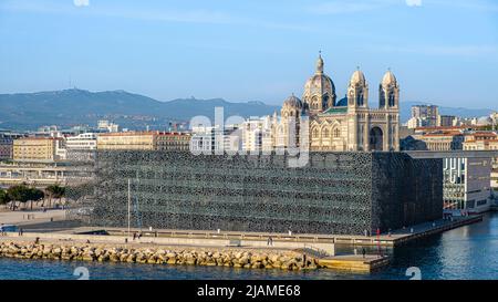 LE MUCEM ET LA MAJOR MARSEILLE PACA Banque D'Images